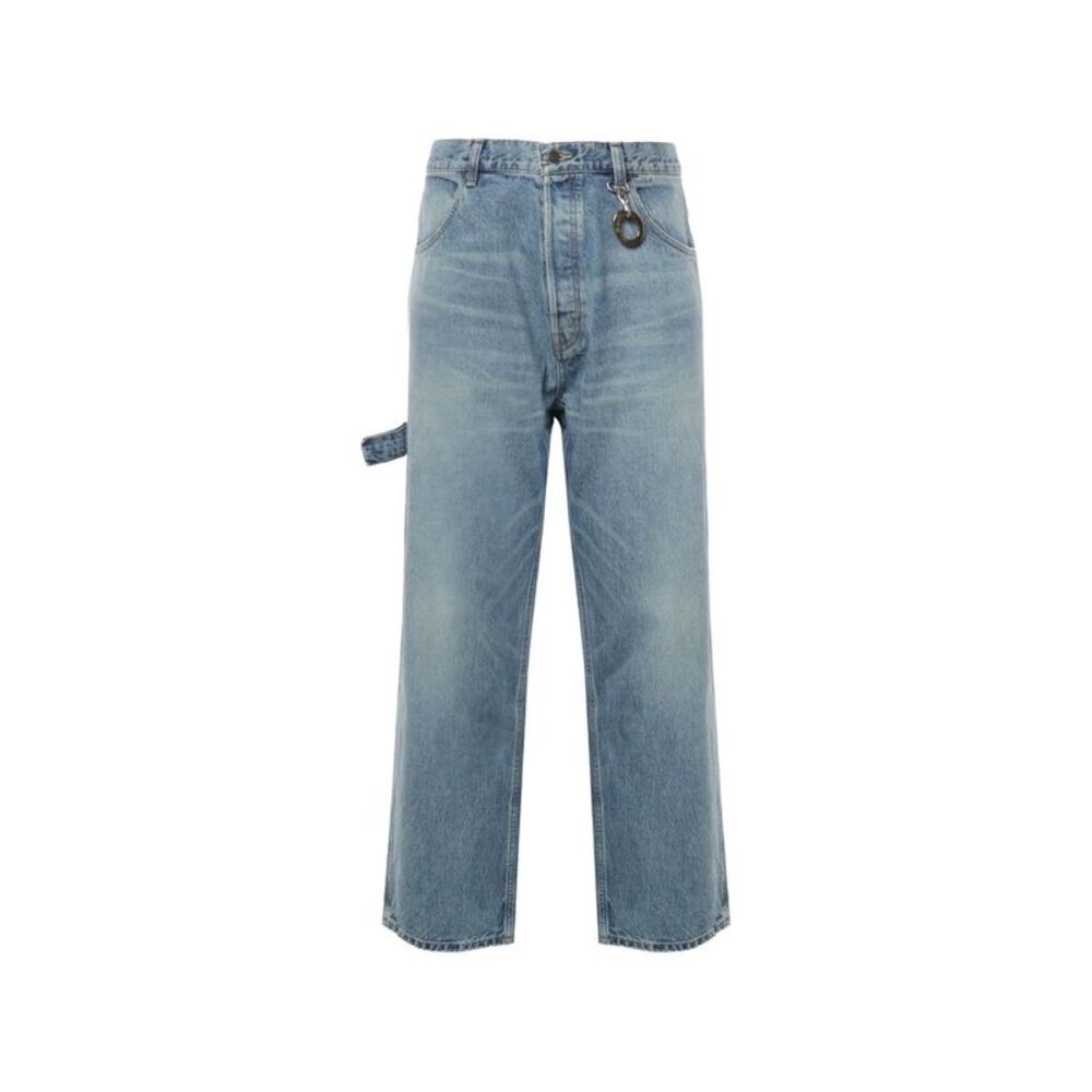 Celine Men Wide-Leg Denim Jeans